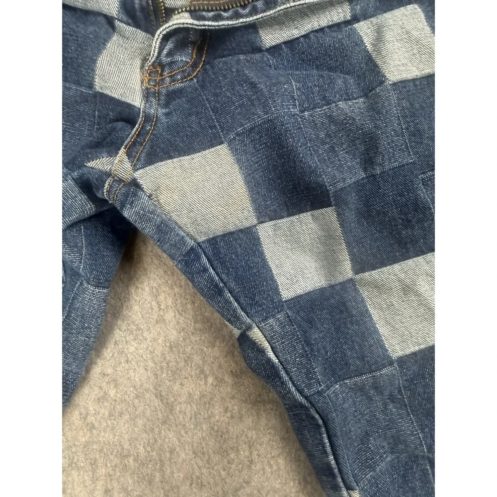 Track Women's Window Patch Jeans, Size 13/14, Blue Denim,‎ Flared